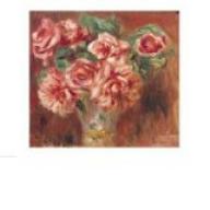 Gemälde Renoir Rosen in einer Vase