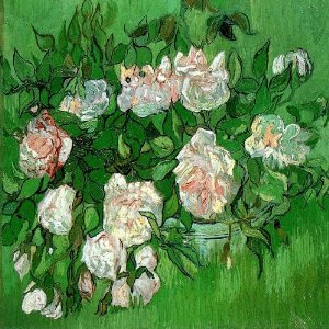 Gemälde Van Gogh Pink Roses