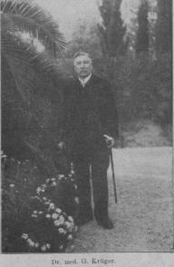 Dr. med. G. Krüger Foto Rosenzeitung 1926